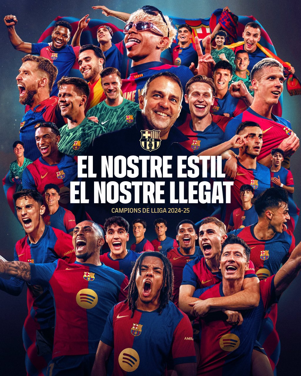 EL F.C BARCELONA CONQUISTA LALIGA 2024-2025 CON&nbsp;AUTORIDAD