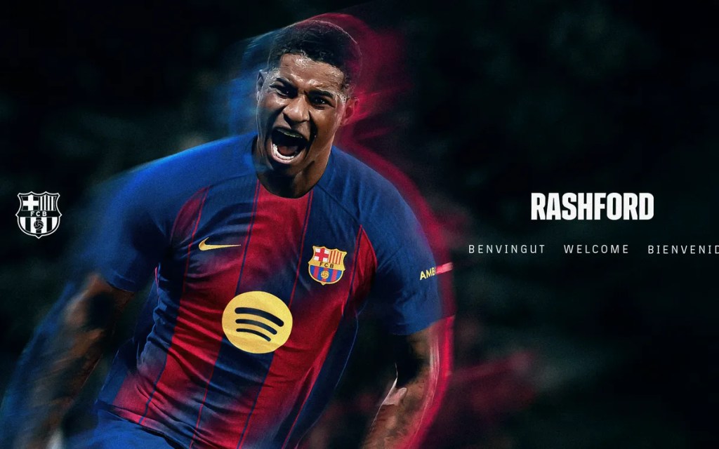 RASHFORD SE INCORPORA AL BARÇA EN PRÉSTAMO HASTA 2026 Y SE SIENTE “EN&nbsp;CASA”