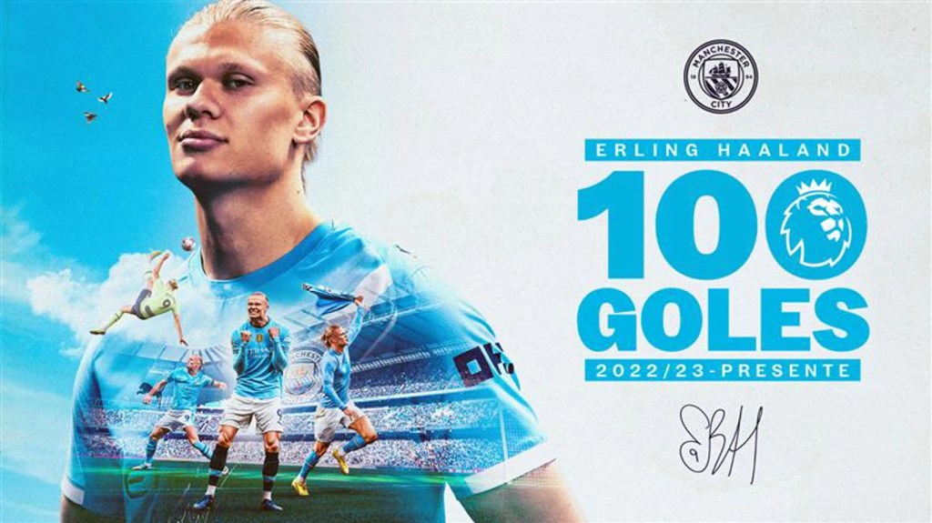 CÓMO HAALAND ROMPIÓ EL RÉCORD DE 100 GOLES EN LA PREMIER&nbsp;LEAGUE