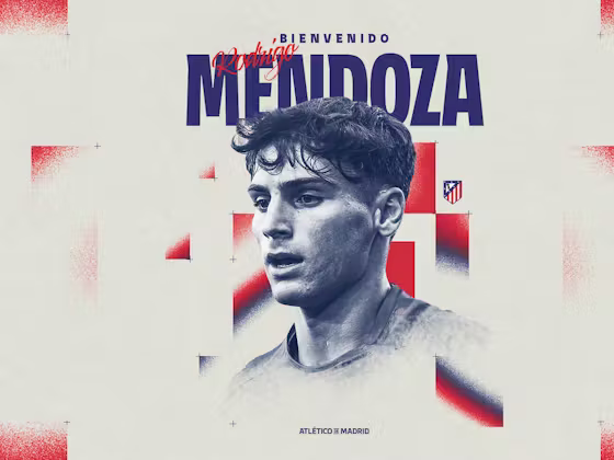 RODRIGO MENDOZA, APUESTA DE FUTURO PARA EL ATLÉTICO DE&nbsp;MADRID
