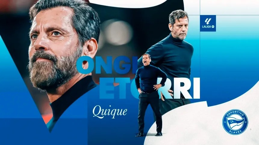 Quique Sánchez Flores es uno de los grandes entrenadores españoles; foto: Deportivo Alavés.
