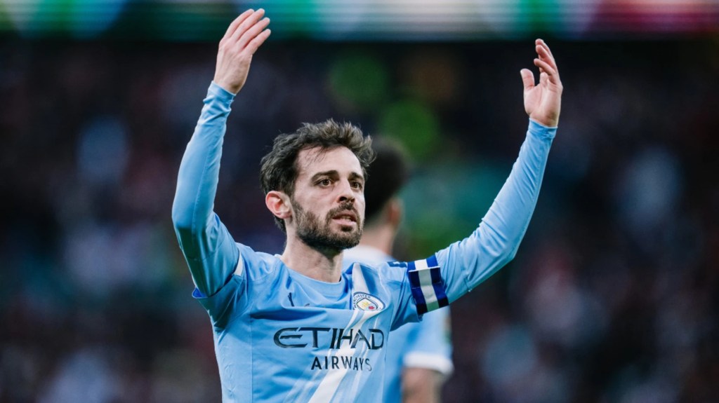 Bernardo Silva ha sido uno de los jugadores más usados por Pep Guardiola; foto: Manchester City.