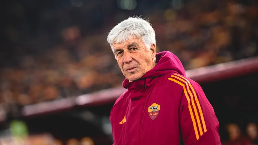 Gasperini empezó muy bien, pero ahora está generando dudas; foto: AS Roma.