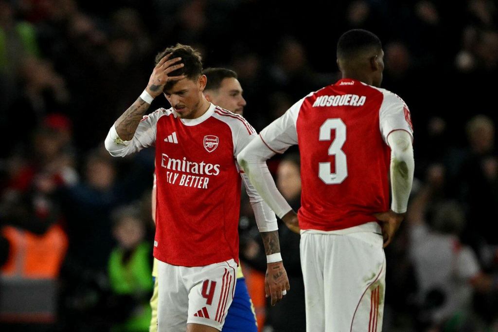 El Arsenal, a estas alteras de la temporada, siempre flaquea; foto: El Universo.