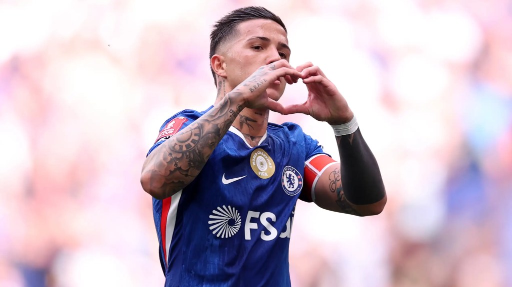 Enzo Fernández fue nombrado MVP del partido; foto: Goal.com.