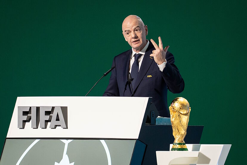 Infantino es el presidente de la FIFA; foto: MARCA Usa.