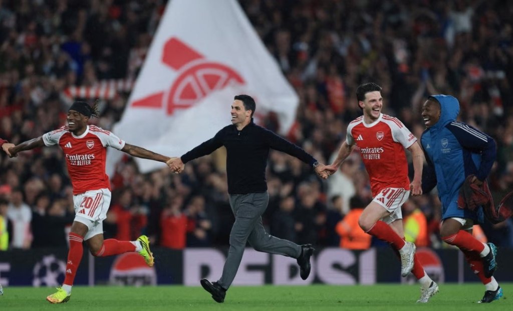 EL ARSENAL ELIMINA AL ATLÉTICO Y VUELVE A UNA FINAL DE CHAMPIONS 20 AÑOS&nbsp;DESPUÉS