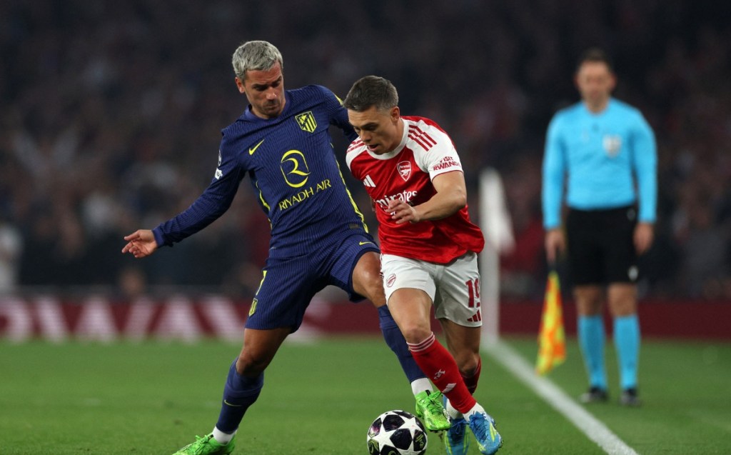 La eliminatoria Arsenal vs Atlético de Madrid ha sido muy táctica y bonita; foto: UEFA.com.