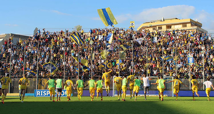 El Frosinone ya ha ascendido a la Serie A, en el pasado; foto: Cultura Redonda..  