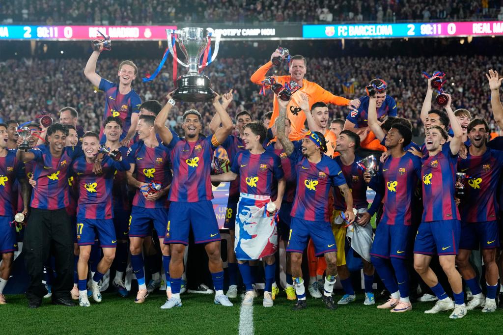 El FC Barcelona conquista su segunda liga consecutiva; foto: Heraldo de Aragón.
