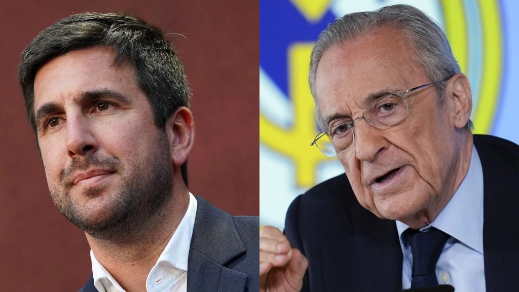 Enrique Riquelme vs Florentino Pérez; foto: Telecinco.
