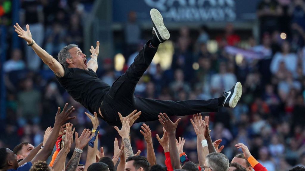 Luis Enrique, el mejor entrenador de la actualidad; foto: Eurosport.