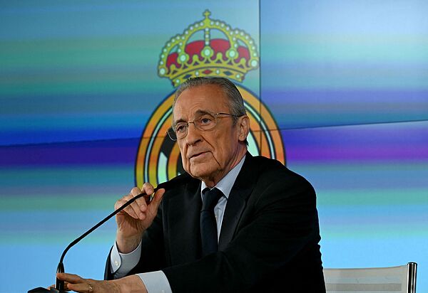 Florentino Pérez ha hecho una de las peores ruedas de prensa de un presidente en la historia; foto: El Mundo.
