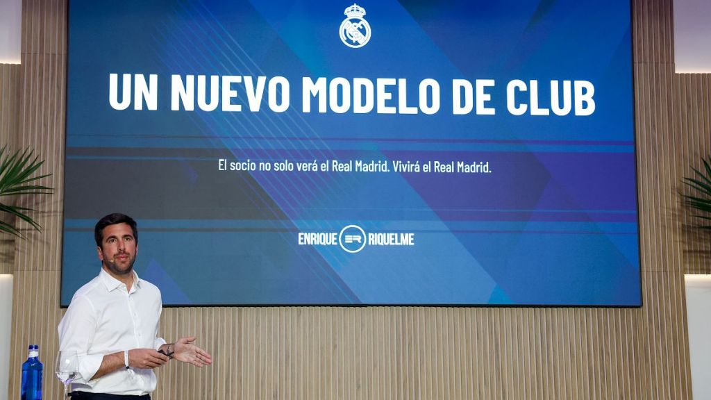 RIQUELME PRESENTA SU “CIUDAD DEL SOCIO” Y PROMETE BLINDAR AL REAL MADRID FRENTE A UNA POSIBLE PRIVATIZACIÓN
