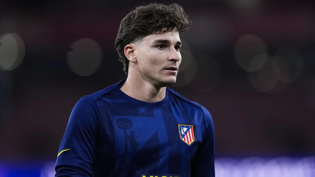Julian Álvarez, el delantero del Atlético que quiere salir del club; foto: ElDesmarque.