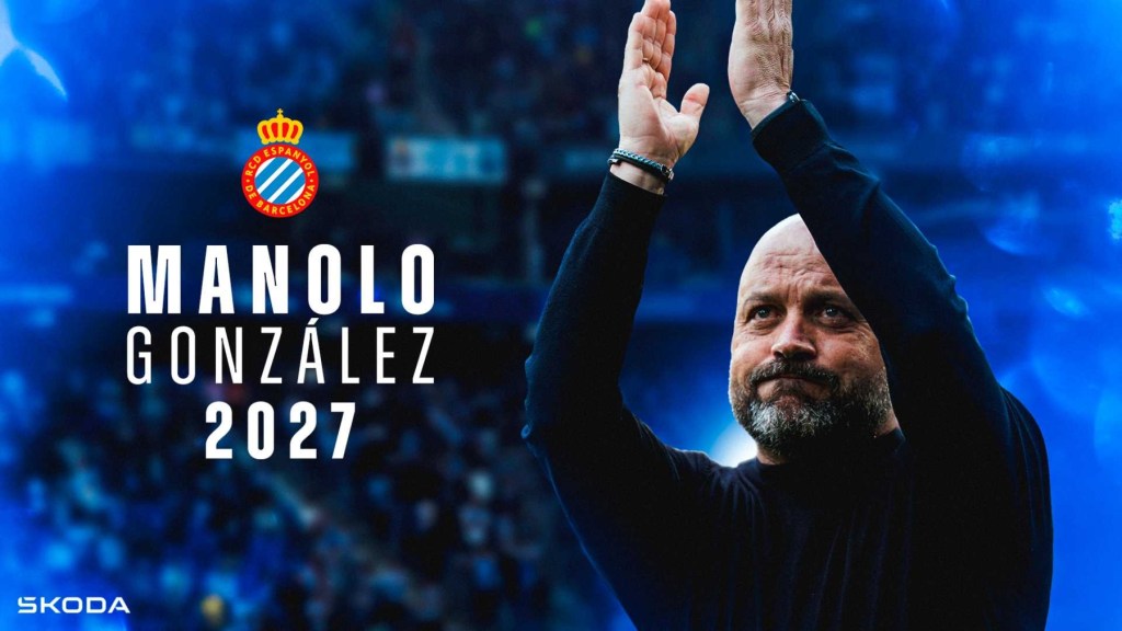 MONCHI RATIFICA A MANOLO GONZÁLEZ: EL ESPANYOL APUESTA POR LA CONTINUIDAD HASTA 2027