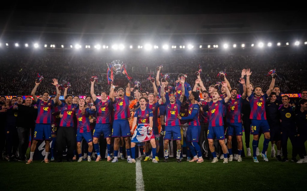 EL FC BARCELONA CONQUISTA LALIGA ANTE EL REAL MADRID EN EL CAMP&nbsp;NOU