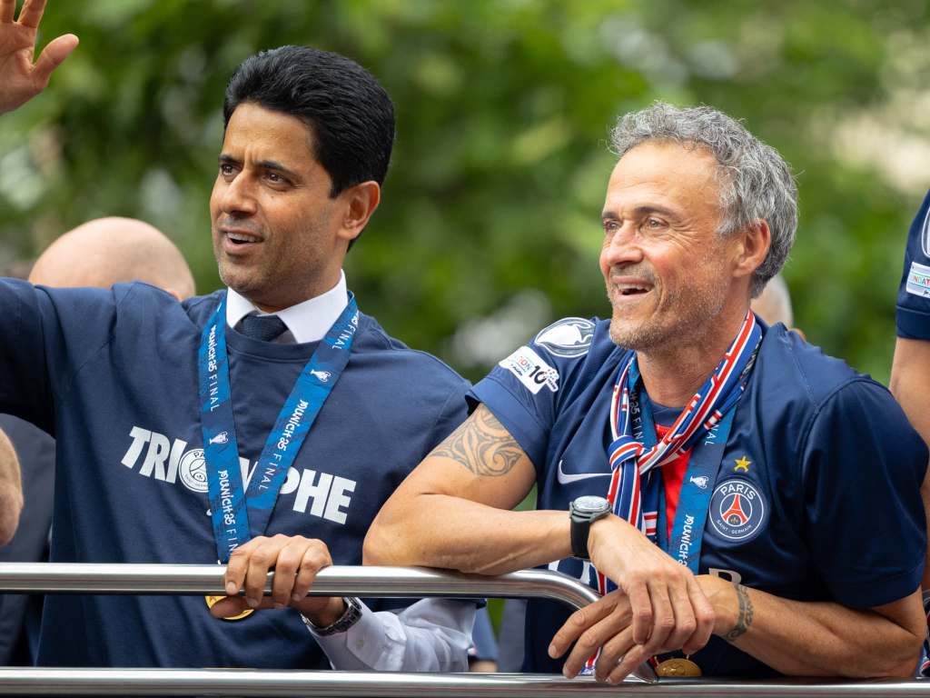 AL-KHELAIFI SE RINDE A LUIS ENRIQUE: “ES MI MEJOR DECISIÓN Y EL MEJOR ENTRENADOR DEL&nbsp;MUNDO”