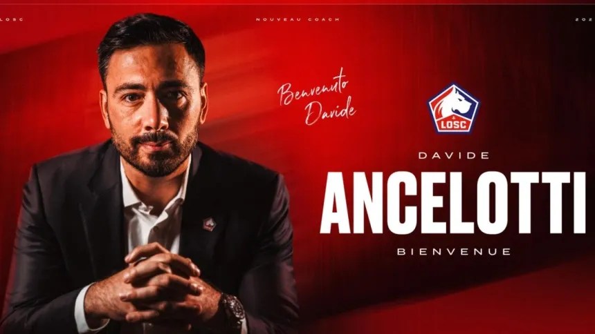 DAVIDE ANCELOTTI, NUEVO ENTRENADOR DEL&nbsp;LILLE