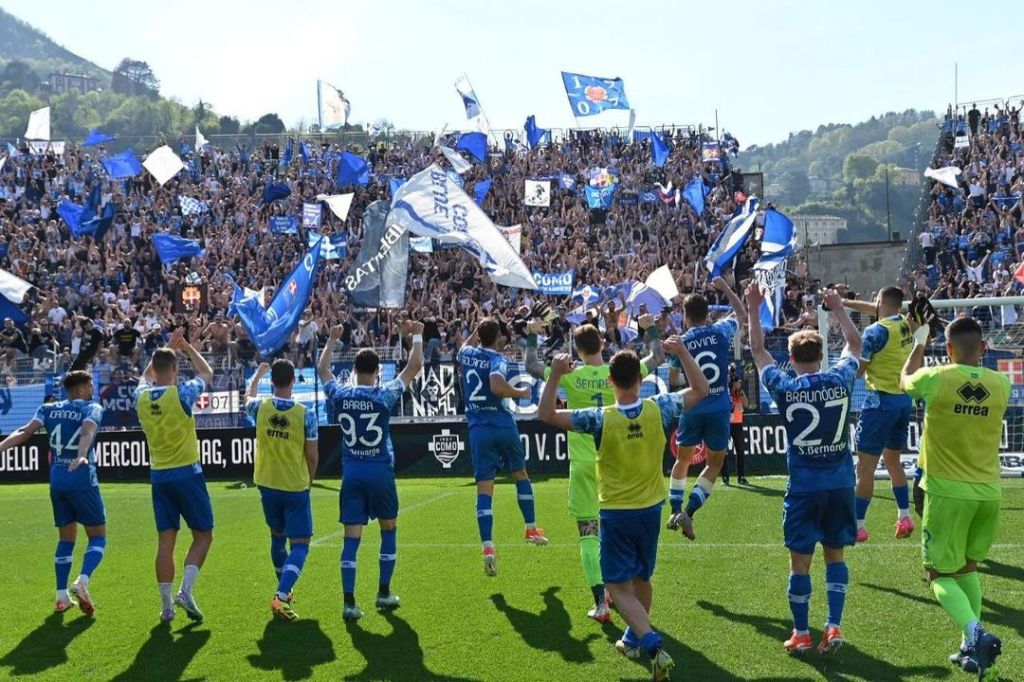 El Como 1907, el equipo revelación; foto: Goal.com.