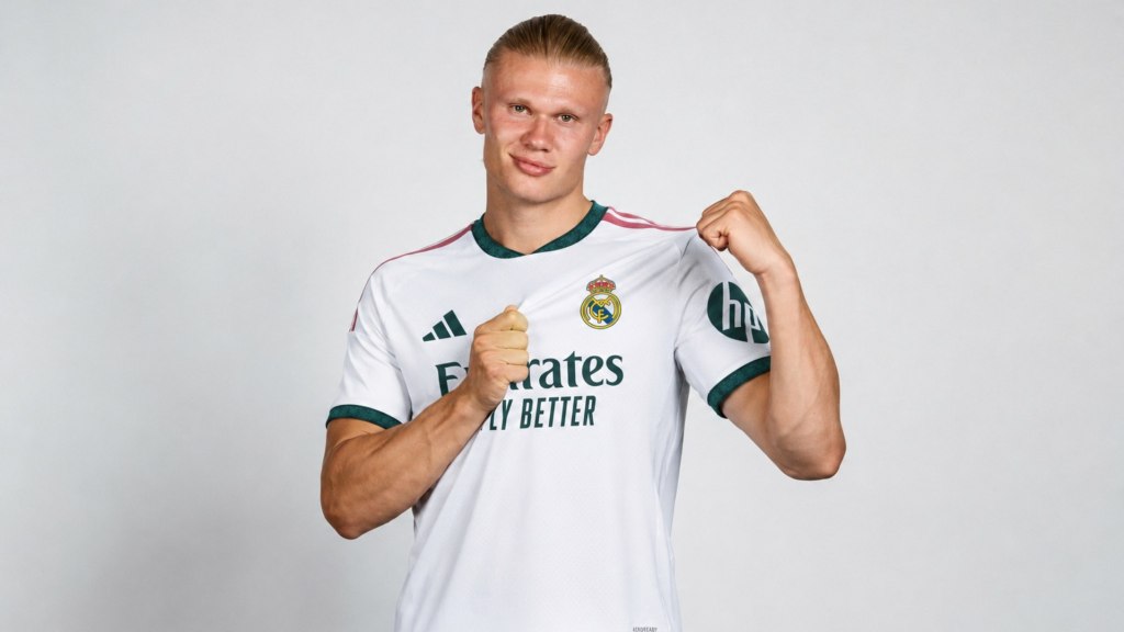 Siempre se asocia a Haaland con el Real Madrid; foto: MARCA.